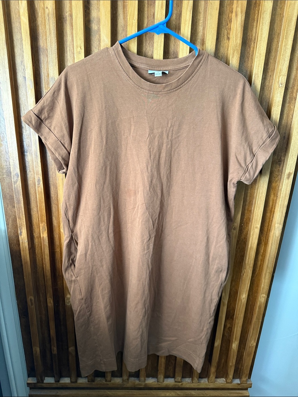 Frank & Oak 100% Organic Cotton Relaxed Dress Tee. S Oversized